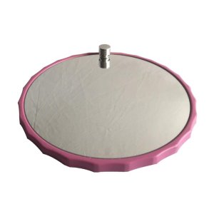 Espelho Decorativo Parede Moldura Polipropileno de 28cm Rosa
