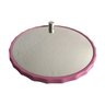 Espelho Decorativo Parede Moldura Polipropileno de 28cm Rosa - 1