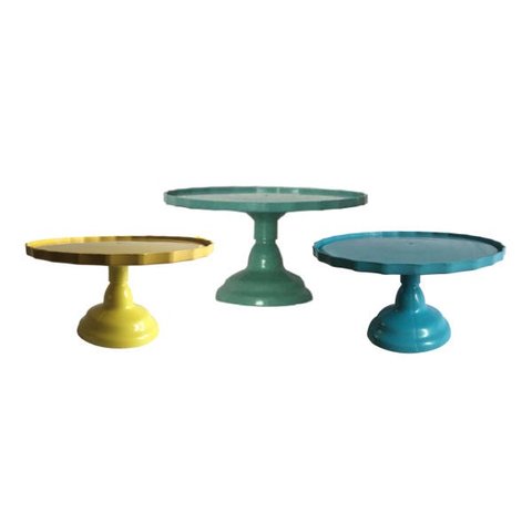 Kit Festa Boleiras Trio Cores Sereia Pata Doces Salgados Suporte Plástico 1