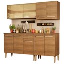 Ver imagem 2 de Cozinha Completa Madesa Emilly Drive com Balcão e Armário Aéreo Reflex Rustic Cor:Rustic