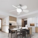 Ver imagem 1 de Ventilador de Teto com Luz Silencioso Bivolt para Quartos Pequenos com Controle Remoto Led 3 Cores