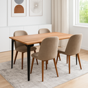 Ver imagem 4 de Mesa de Jantar Madeira Maciça 4 Lugares Sala Cozinha Trionfo