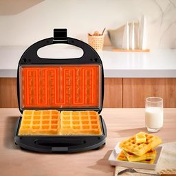 Sanduicheira Multifuncional 3 em 1 Waffle Donut Bolinho 110v - 4