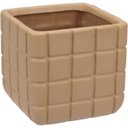 Ver imagem 1 de Vaso Decorativo Enfiete Casa Aparador Home&Co Cerâmica 10x10x10cm Nude