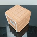 Ver imagem 2 de Vaso Decorativo Enfiete Casa Aparador Home&Co Cerâmica 10x10x10cm Nude