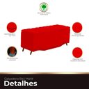 Ver imagem 3 de Calçadeira Baú King Size Estofada Maitê Veludo Cor Vermelho