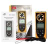 Anemômetro Digital Portátil Multifuncional Medidor Velocidade do Vento Temperatura Umidade Vento - A - 4