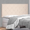 Ver imagem 2 de Cabeceira Painel Solteiro 0,90m Tânia Suede - Pallazio - Bege