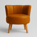 Ver imagem 5 de Kit 2 Poltronas Aconchegante Tecido Corano para Sala de Espera Pés de Madeira Resistente