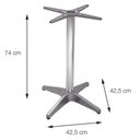 Ver imagem 5 de Mesa de Jantar Redonda 80 cm Tampo Evora em MDP Base Delta