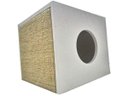 Ver imagem 5 de Arranhador para Gatos Single Box em MDF Branco 15mm e Sisal
