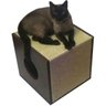 Arranhador para Gatos Single Box em MDF Branco 15mm e Sisal - 2