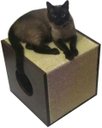 Ver imagem 2 de Arranhador para Gatos Single Box em MDF Branco 15mm e Sisal