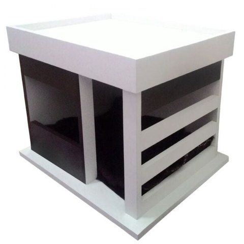 Casinha de cachorro e Gatos Ártemis em MDF 15mm Branco