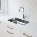 Ver imagem 2 de Pia de Cozinha Mármore Sintético 1,20m com Cuba Inox N1:branco