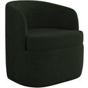 Ver imagem 1 de Poltrona Decorativa Giratória para Sala de Estar Siena K01 Veludo Verde - Lyam Decor
