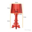 Ver imagem 2 de Abajur Luminária Polaris Bourgie Acrílico Vermelho