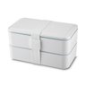 Marmita Lunchbox Bento Duo Com Separador E Talher:Branco - 2