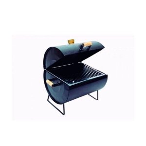 Churrasqueira Mini Tambor A Bafo com Grelha e Saída de Fumaça