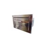 Caixa Correio Galvinox Com Moldura Frente Inox 17x30x15cm - 1