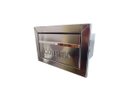 Ver imagem 1 de Caixa Correio Galvinox Com Moldura Frente Inox 17x30x15cm