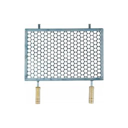 Grelha Retangular De Inox Para Churrasqueira 30x50 Cm - 1