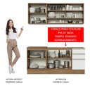 Ver imagem 7 de Cozinha Completa 180006 Com Armário E Balcão Rustic/branco