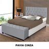 Conjunto Estofado Capitonê Para Cama King 195cm Cabeceira Com Recamier Baú Intense Várias Cores - LH - 3