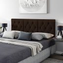 Ver imagem 1 de Painel Cama Box Suspensa Vitoria Marrom 1.40