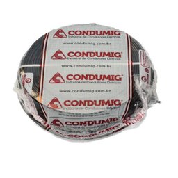 Cabo Fio Elétrico Flex 3x1,5 mm Condumig Preto rolo 100m - 2