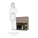 Ver imagem 4 de Armário Aéreo 80 Cm Nicho Micro Conjuntougado E Nicho