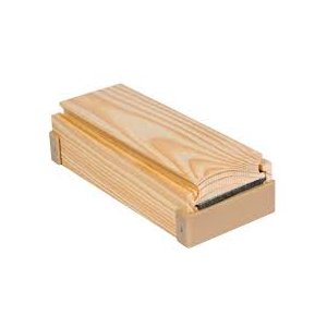 Apagador de Madeira em Feltro com Depósito para Giz / Pequeno - 5 Unidades