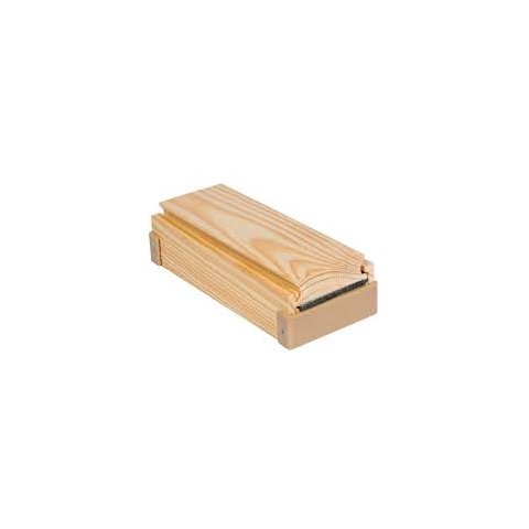 Apagador de Madeira em Feltro com Depósito para Giz / Pequeno - 5 Unidades