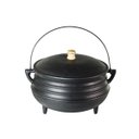 Ver imagem 1 de Panela Tripé Nº 2 Ferro Fundido Tampa Ferro Santana 600ml