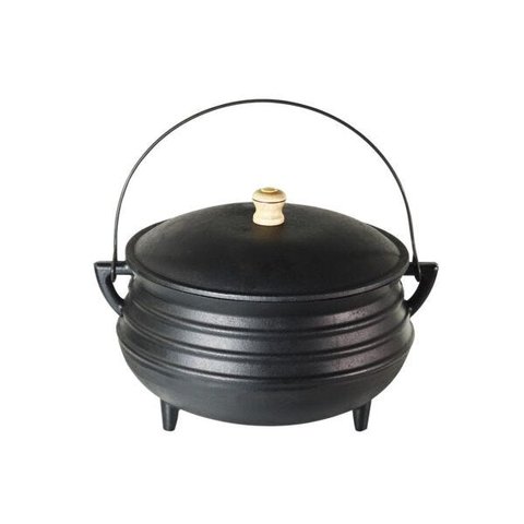 Panela Tripé Nº 4 Ferro Fundido Tampa Ferro Santana 1,5 Lt