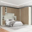 Ver imagem 2 de Quarto Casal 9 Portas 6 Gavetas Canto Areia/jequitibá