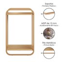 Ver imagem 4 de Mesa Lateral Luna 40 Cm Pes Metalicos Hanover Dourado Artesano