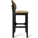 Ver imagem 6 de Kit 4 Banquetas Alta Bar Cozinha Sala Jantar Fixa Betta L02 Preto Couríssimo Casco Fendi - Lyam Deco