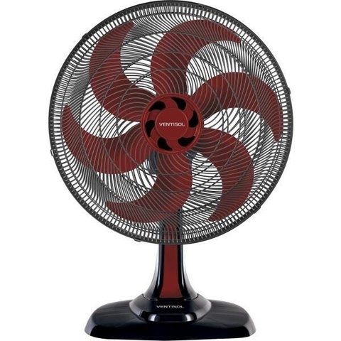 Ventilador de Mesa 50cm 220v Turbo6 Vermelho Ventisol