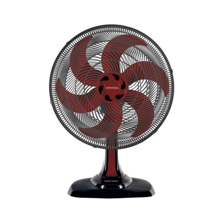 Ventilador de Mesa 50cm 220v Turbo6 Vermelho Ventisol