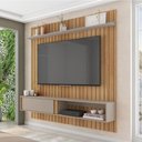 Ver imagem 3 de Painel Bancada para Tv até 65 Polegadas Sena Marrom Caemmun