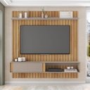 Ver imagem 1 de Painel Bancada para Tv até 65 Polegadas Sena Marrom Caemmun