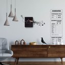 Ver imagem 2 de Dark Side of The Moon - Wall concept, montagem entre quadros com 1 peça + adesivo vinil recortado - 