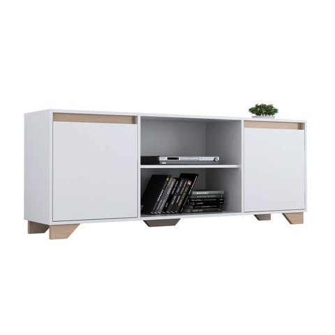 Rack 160cm Benevello 2031 Branco/siena Quiditá 2031 Bac/siena
