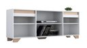 Ver imagem 2 de Rack 160cm Benevello 2031 Branco/siena Quiditá 2031 Bac/siena