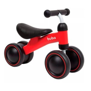 Bicicleta de Equilíbrio Buba Zoo - Vermelho
