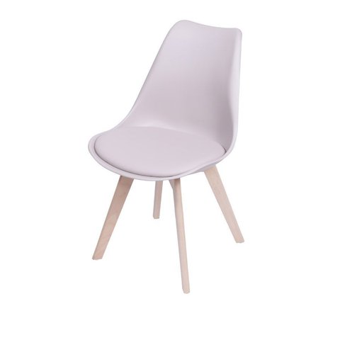 Cadeira Joly Pp Alm Pu Base Madeira:fendi