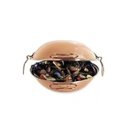 Ver imagem 3 de Panela Portuguesa Cataplana De Cobre Martelada 3 Litros