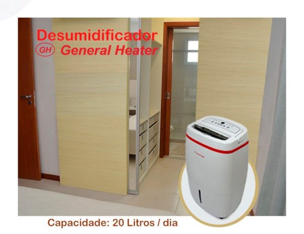 Desumidificador Ambiente Ghd-2000-1 20L General Heater 127V - 5