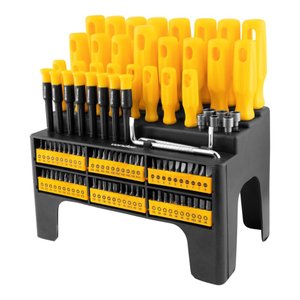 Jogo De Chaves Fenda Phillips Hexalobular Vonder CRV 100 Peças